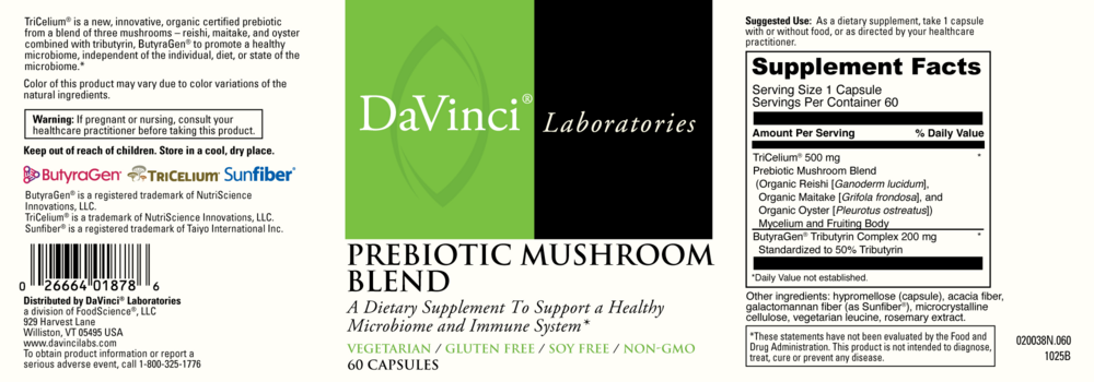 Product image for Prebiotic Mushroom Blend.