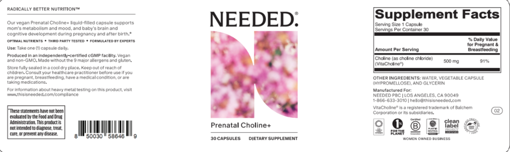 Product image for Choline+.