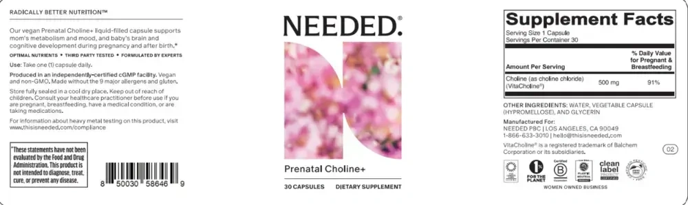 Product image for Choline+.