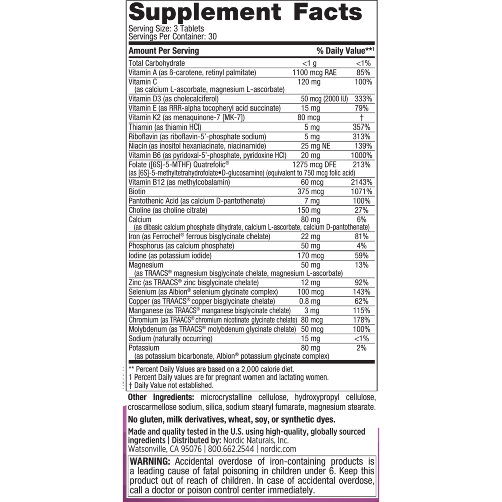 Product image for Prenatal Multivitamin Minis.
