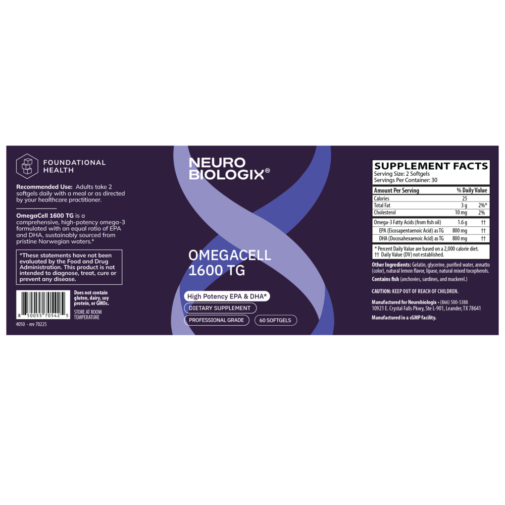 Product image for OmegaCell 1600 TG.