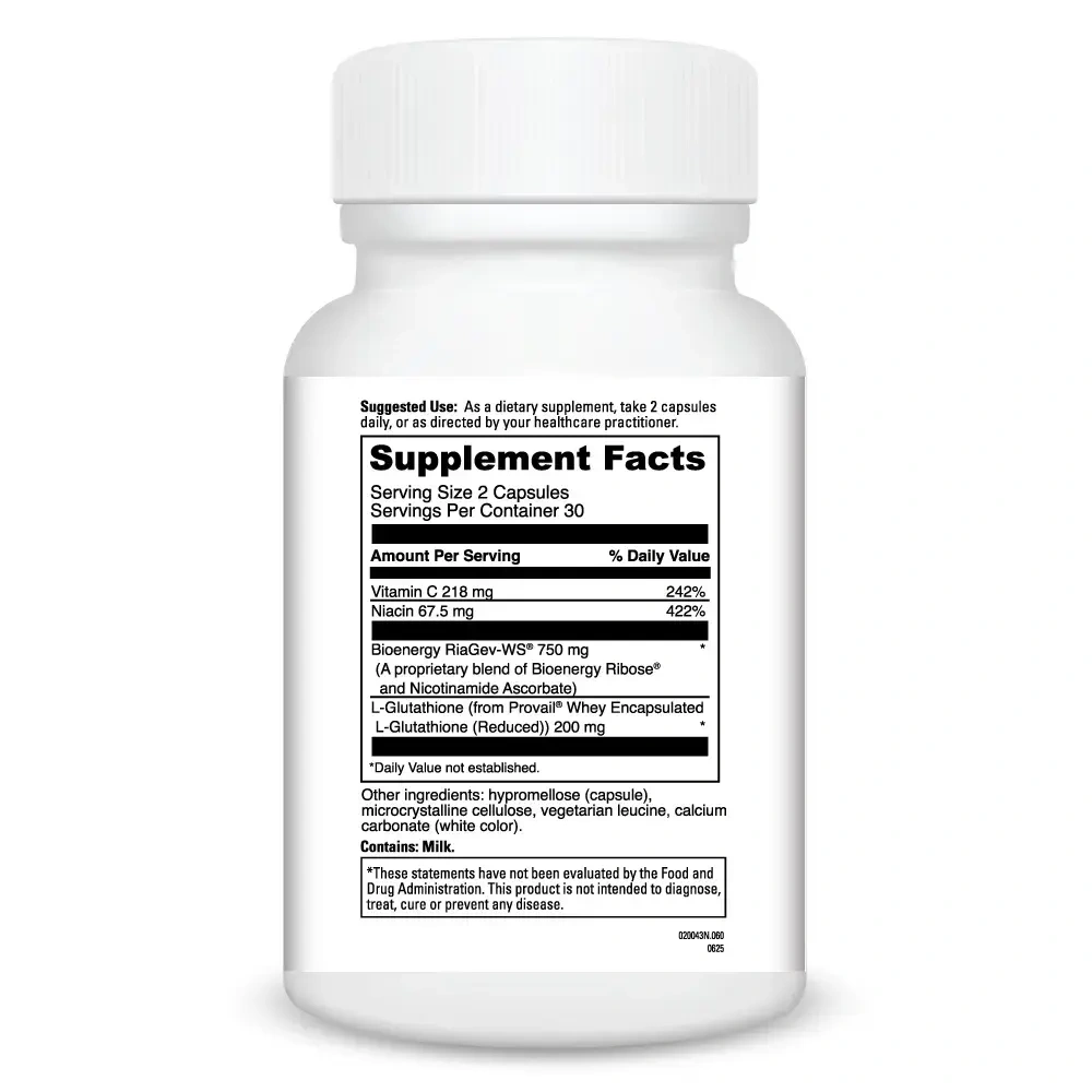 Product image for NAD+ Activate with Glutathione.
