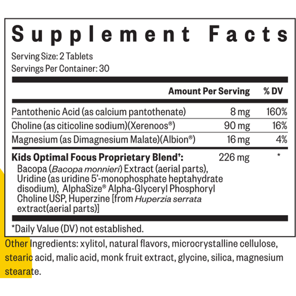 Product image for Kids Optimal Focus.