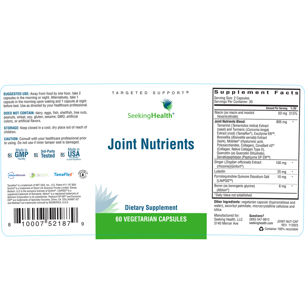 Product image for Joint Nutrients.