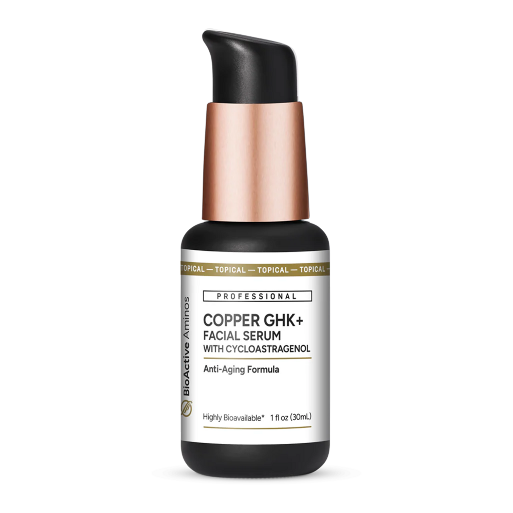 Product image for Copper GHK+ Facial Serum with Cycloastragenol.