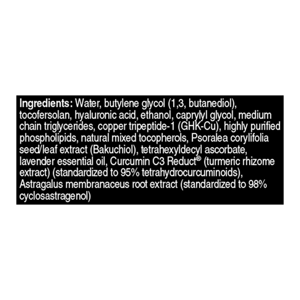 Product image for Copper GHK+ Facial Serum with Cycloastragenol.