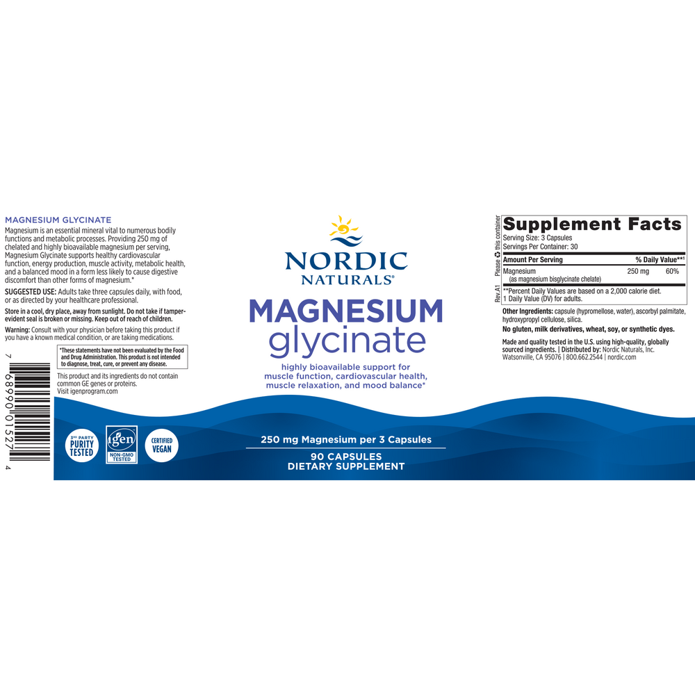 Product image for Magnesium Glycinate.
