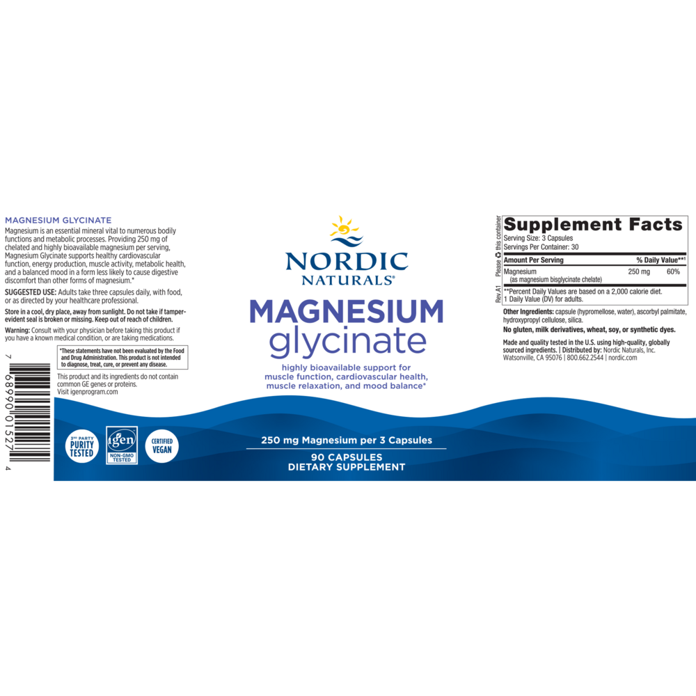 Product image for Magnesium Glycinate.
