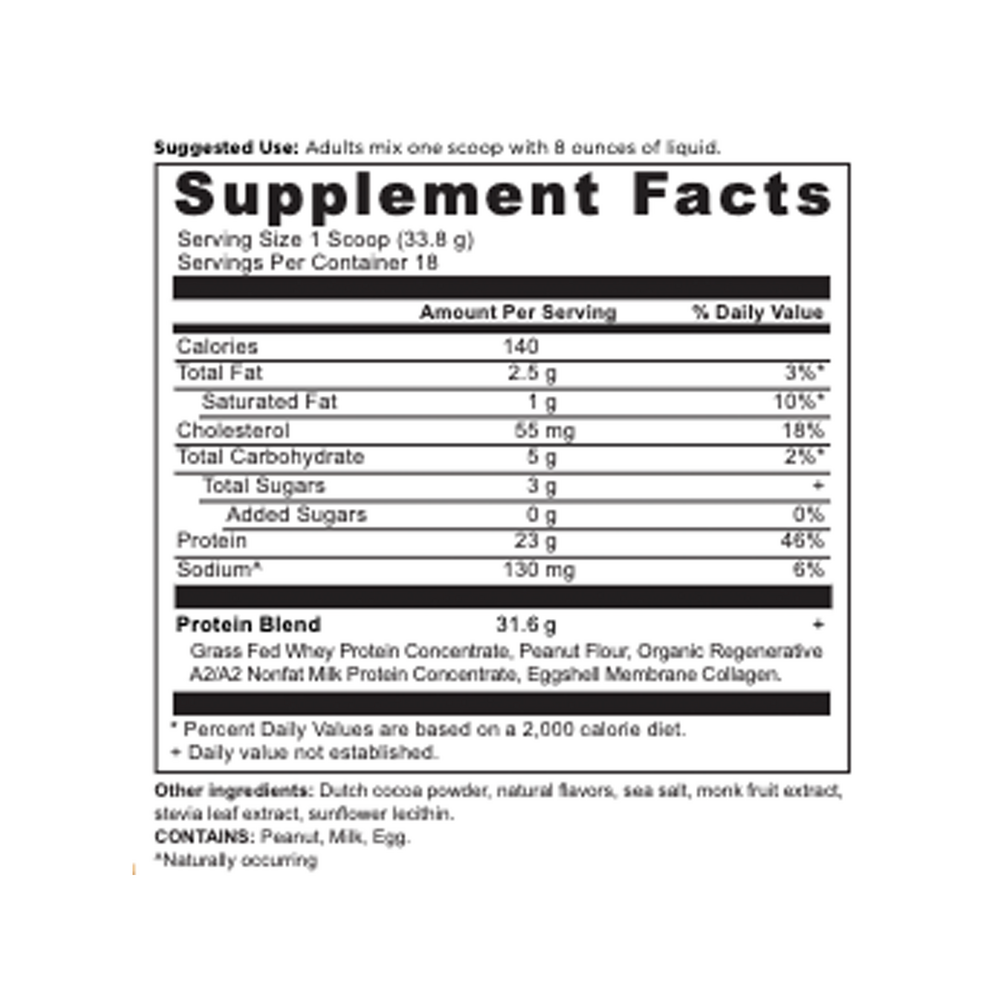 Product image for Whey Protein Powder - Chocolate Peanut Butter.