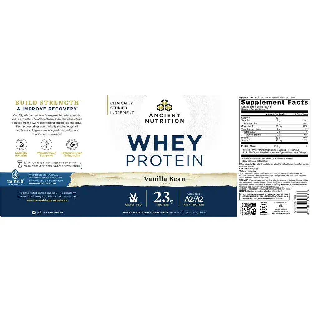 Product image for Whey Protein Powder - Vanilla.