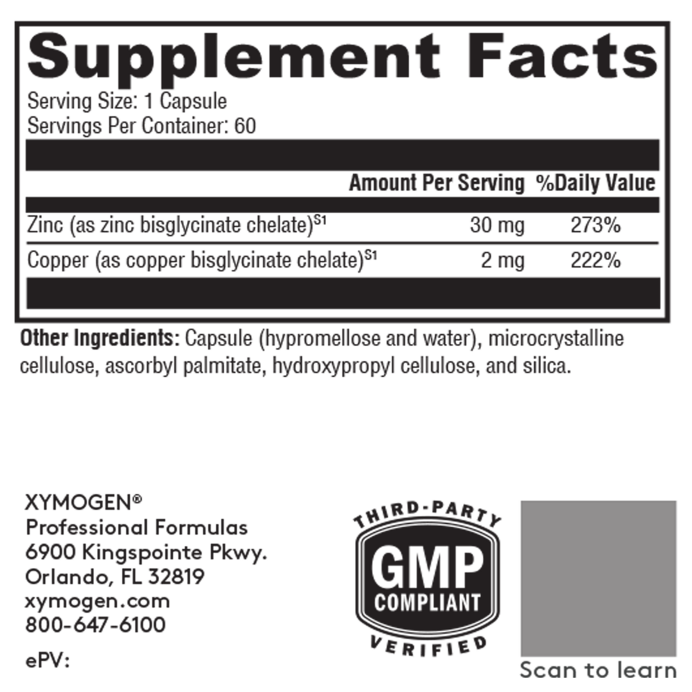 Product image for Zinc + Copper.