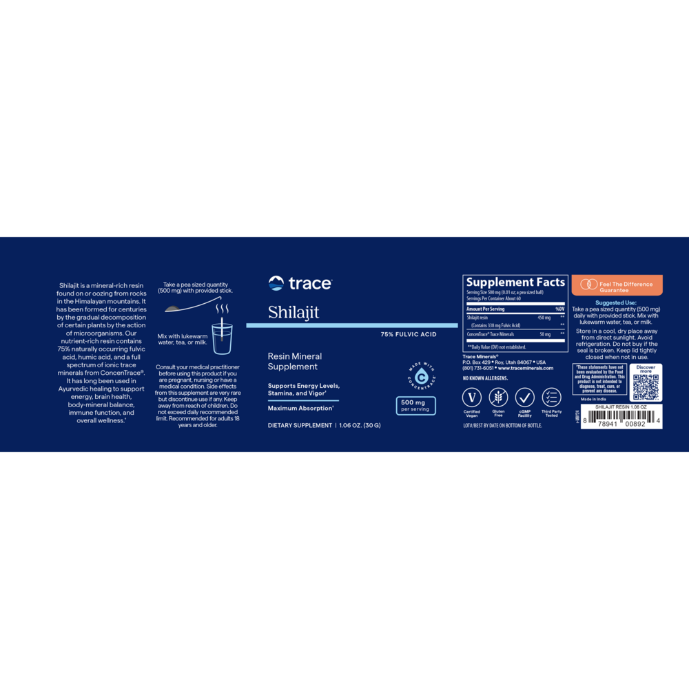 Product image for Shilajit Resin.