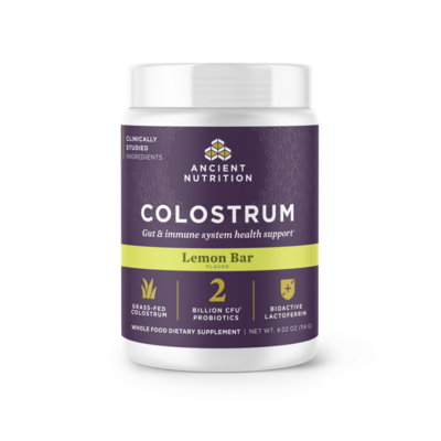 Colostrum Powder Gut & Immune System Health, Lemon Bar Flavor 114 Grams
