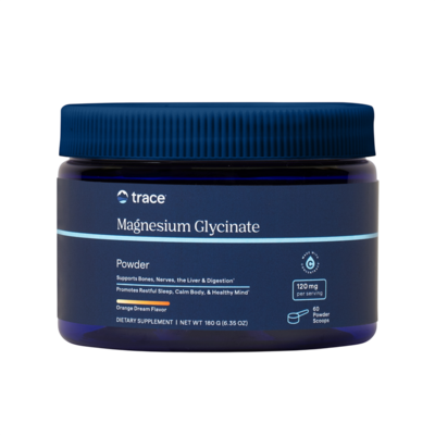 Magnesium Glycinate Powder Orange 180 Grams