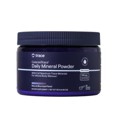 ConcenTrace Daily Mineral Powder - Blue Acai 132 Grams Trace Minerals Research