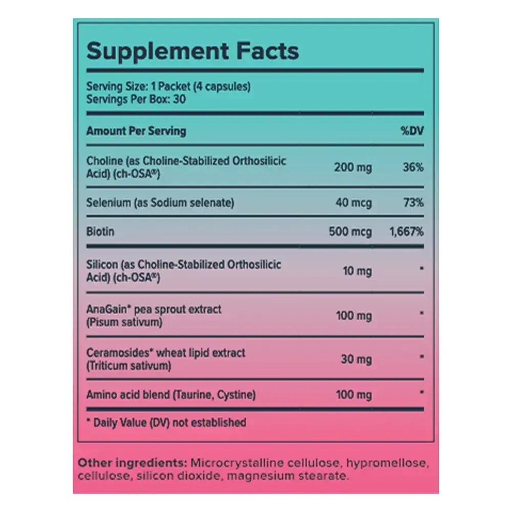 Product image for Advanced Hair Growth – ch-OSA®, Biotin &amp; AnaGain® for Fuller, Stronger Hair.