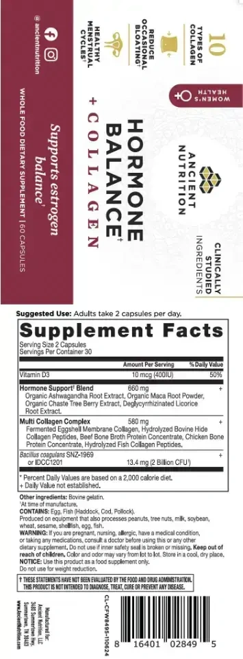 Product image for Hormone Balance + Collagen.