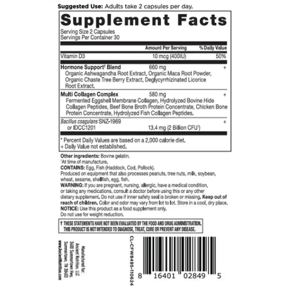 Product image for Hormone Balance + Collagen.