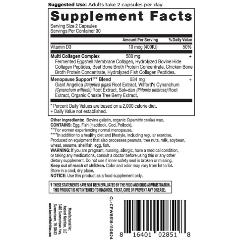 Product image for Menopause Support + Collagen.