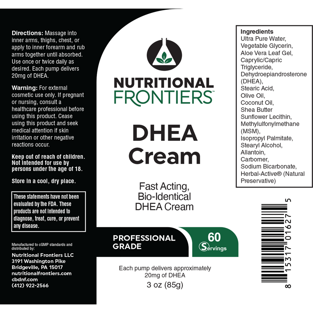 Product image for DHEA Cream.