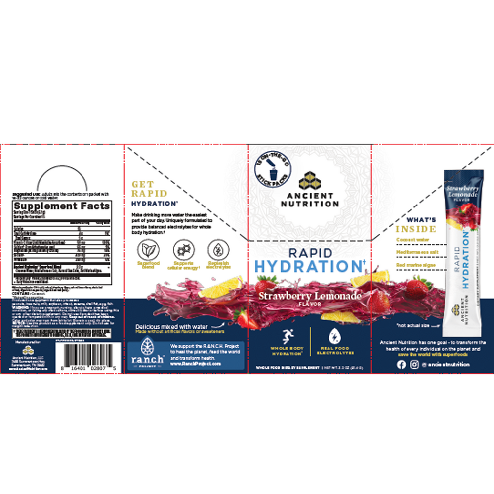Product image for Rapid Hydration - Strawberry Lemonade.