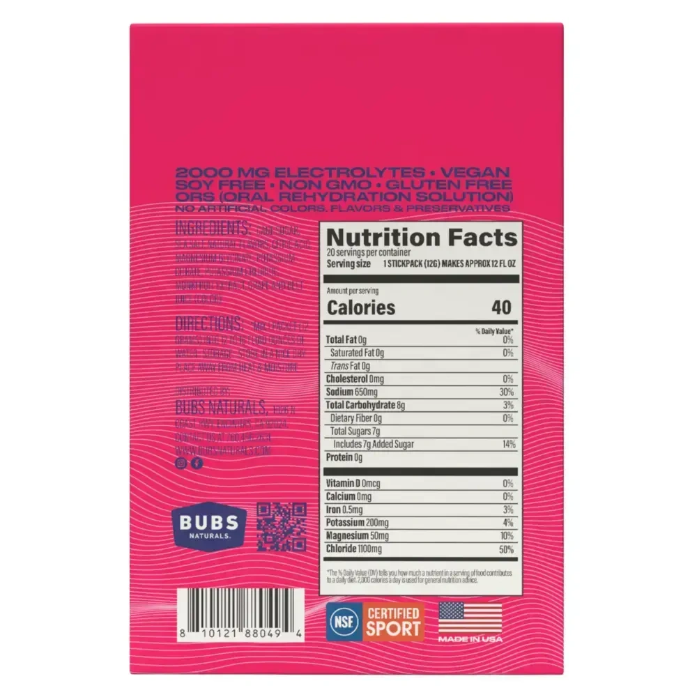 Product image for Hydrate or Die Electrolytes - Mixed Berry.