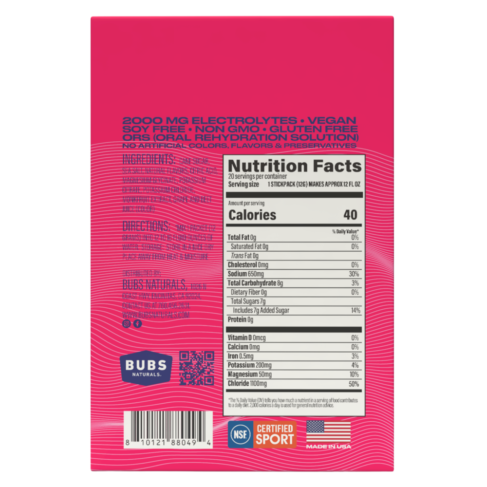 Product image for Hydrate or Die Electrolytes - Mixed Berry.