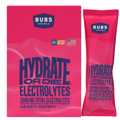 Hydrate or Die Electrolytes - Mixed Berry 20 packets