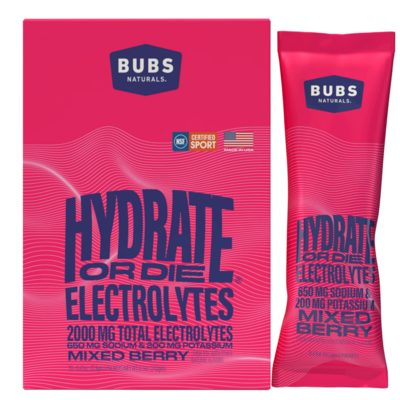 Hydrate or Die Electrolytes - Mixed Berry 20 packets