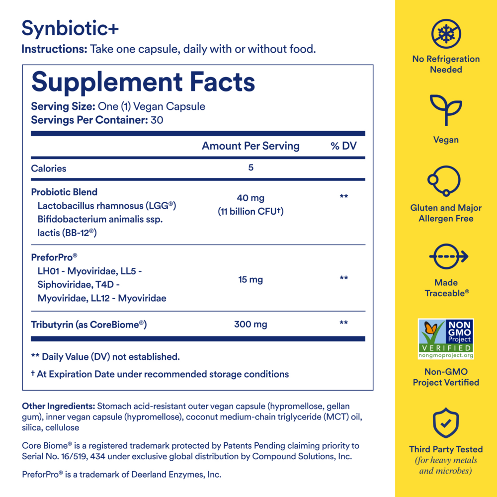 Product image for Synbiotic+.