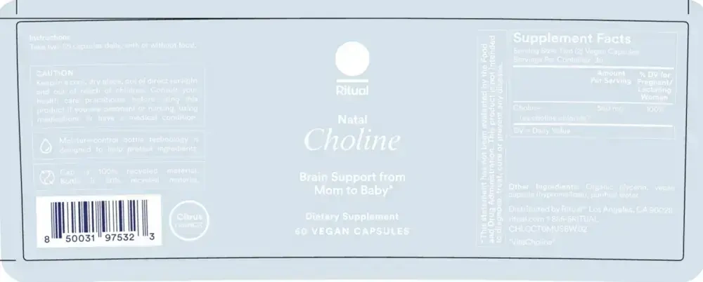 Product image for Natal Choline.