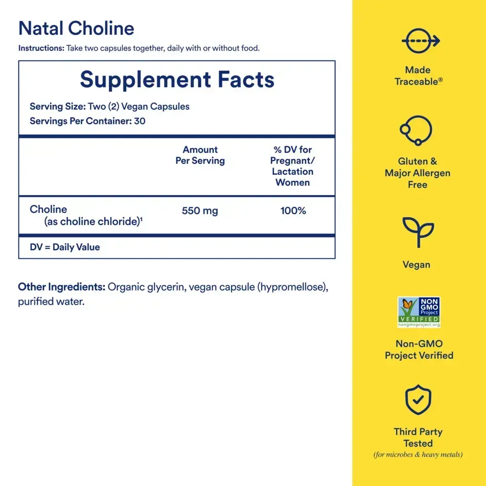 Product image for Natal Choline.