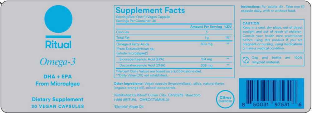 Product image for Omega-3 DHA &amp; EPA.