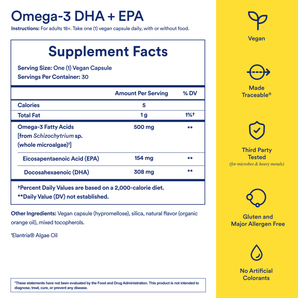 Product image for Omega-3 DHA &amp; EPA.
