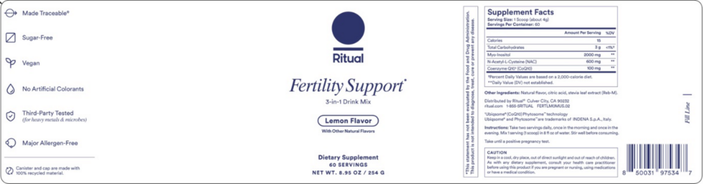 Product image for Fertility Support.