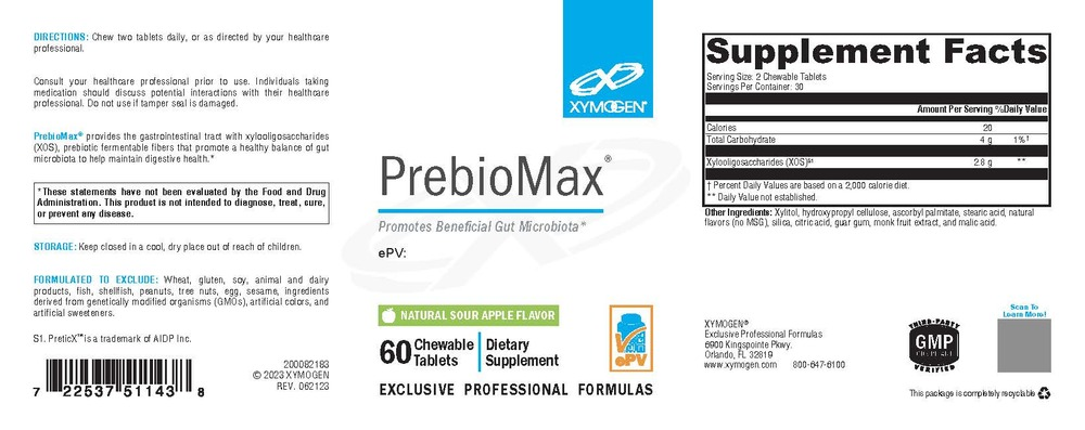 Product image for PrebioMax Natural Sour Apple.