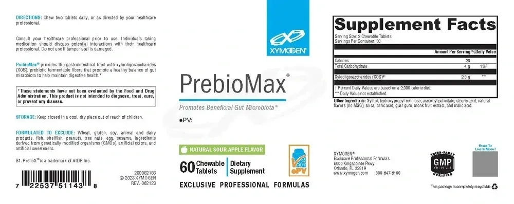Product image for PrebioMax Natural Sour Apple.