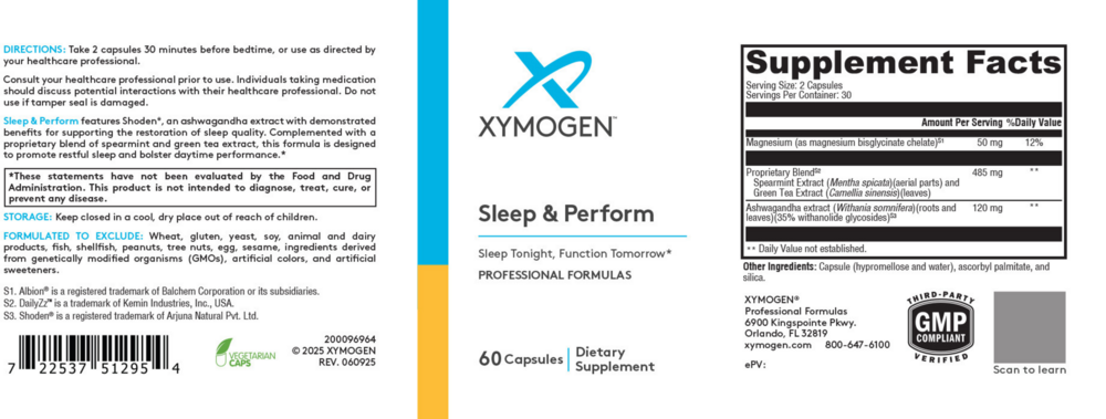 Product image for Sleep &amp; Perform.