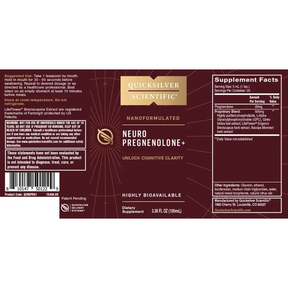 Product image for Neuro Pregnenolone+.