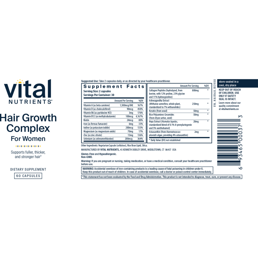 Product image for Hair Growth Complex for Women.