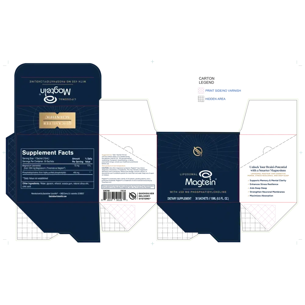 Product image for Liposomal Magtein® Sachets.
