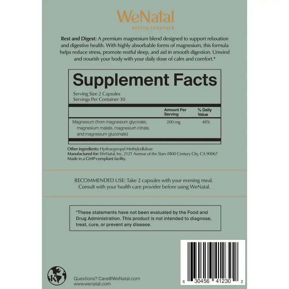 Product image for Rest + Digest Magnesium.