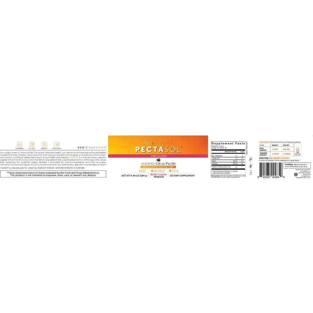 Product image for PectaSol Berry Infusion Powder.