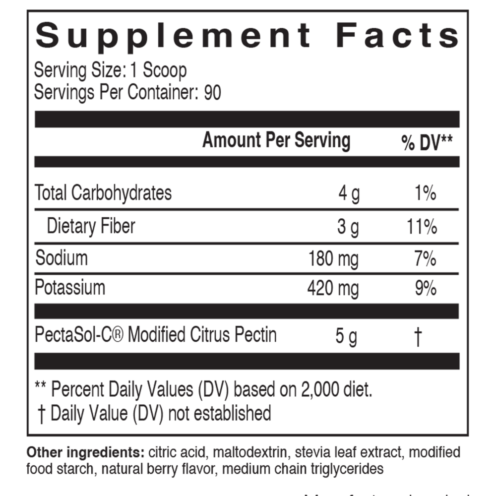 Product image for PectaSol Berry Infusion Powder.