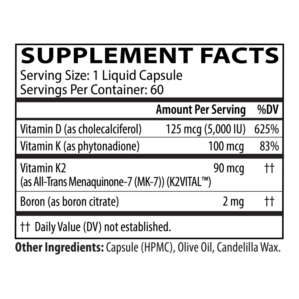 Product image for D3 5000 + K1/K2.