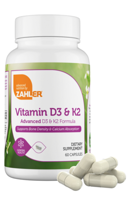 Vitamin D3 & K2 Capsules 60 capsules