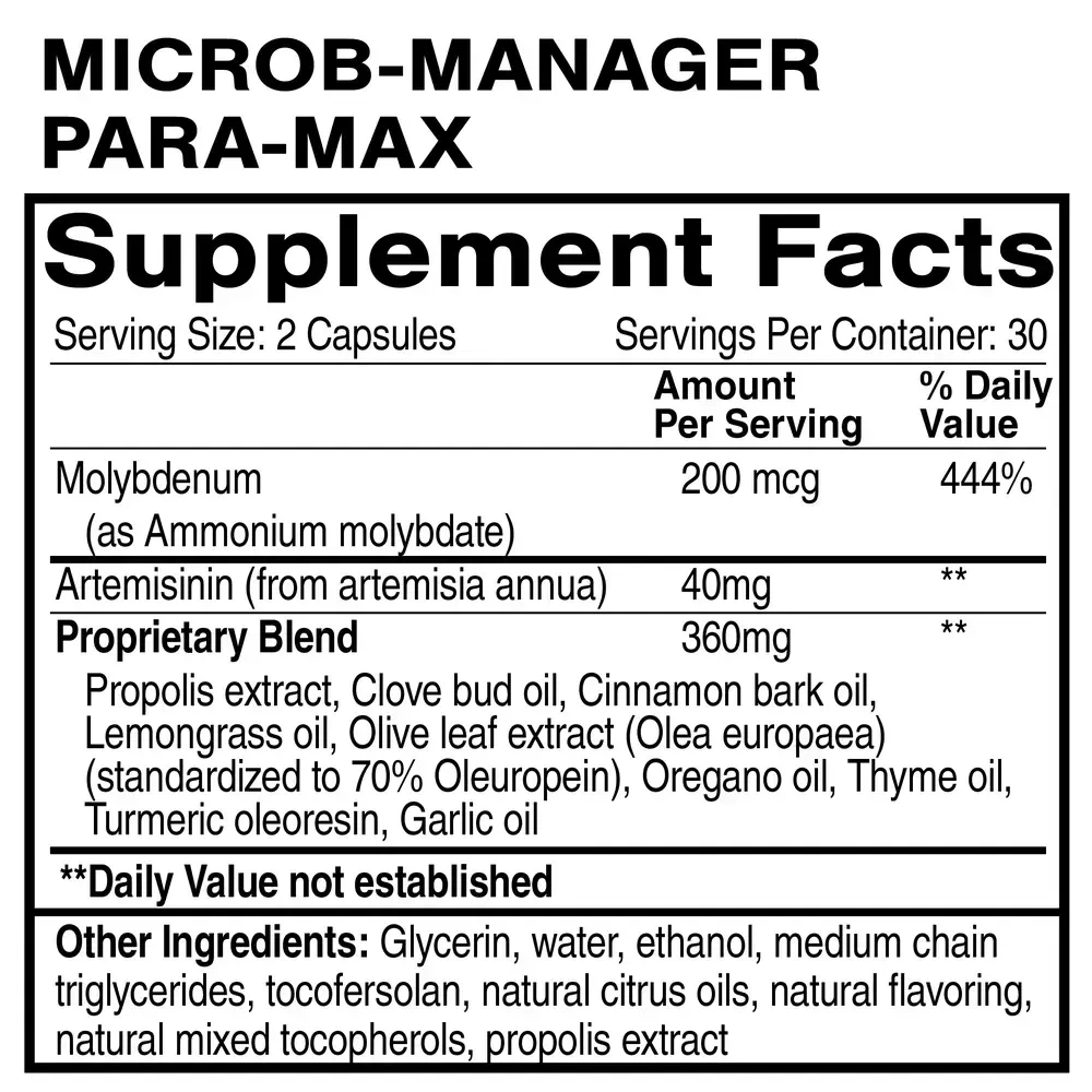 Product image for Microb-Manager Para-Max.