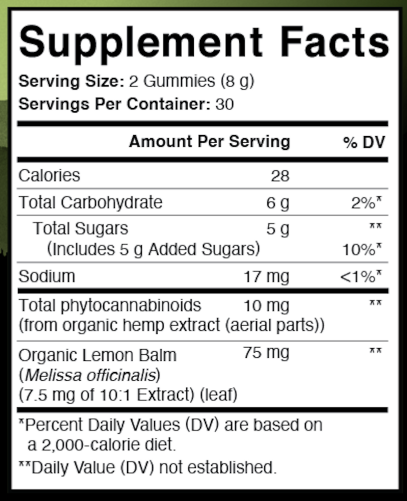 Product image for Calm Gummies.
