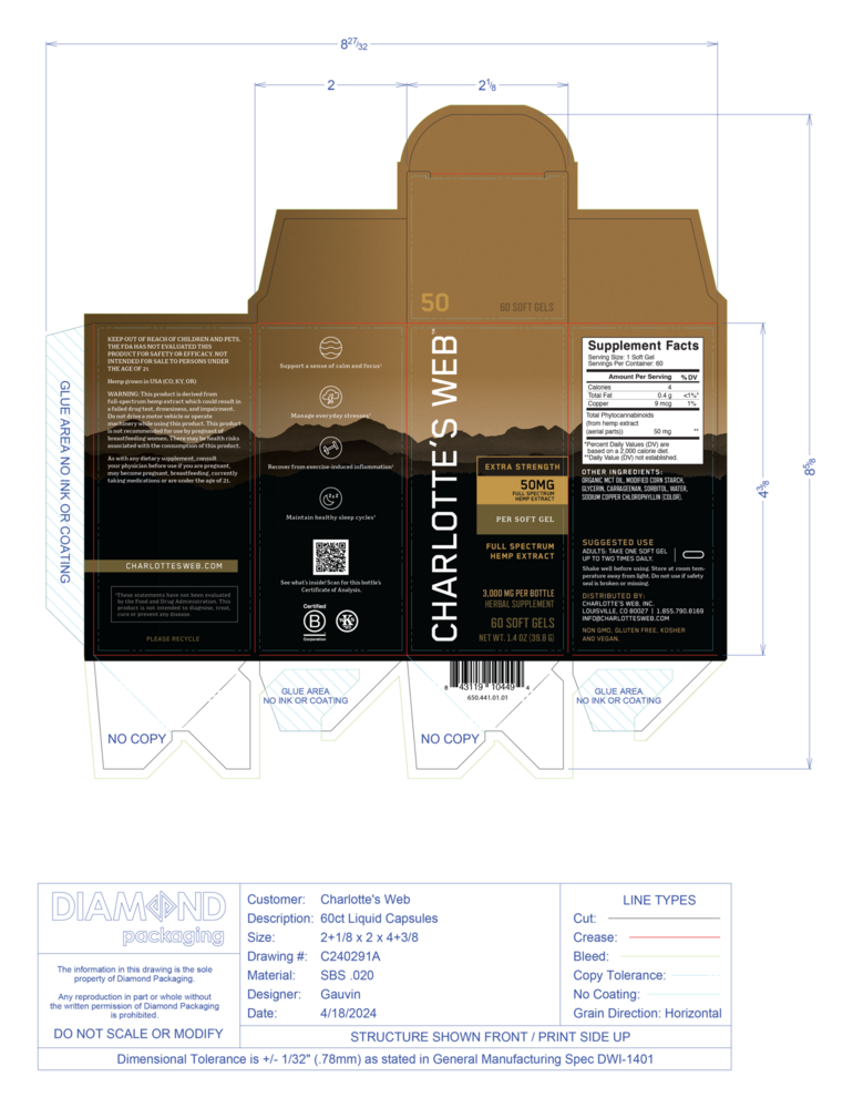 Product image for 50mg Soft Gel.