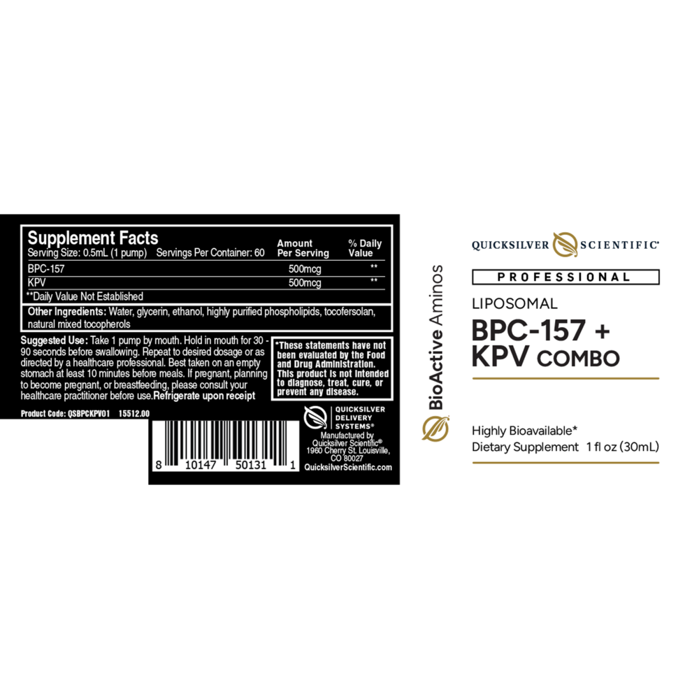 Product image for BPC-157 + KPV.